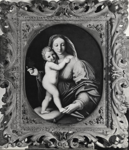 Studio BonArt — Salvi Giovanni Battista - sec. XVII - Madonna con Bambino — insieme